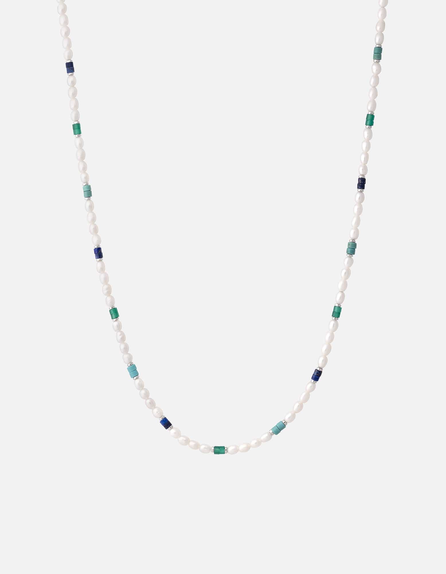 Ravi Pearl Necklace for Women - 925 Sterling Silver Jewelry with Elegant White Pearls - Perfect for Weddings, Anniversaries & Special Occasions