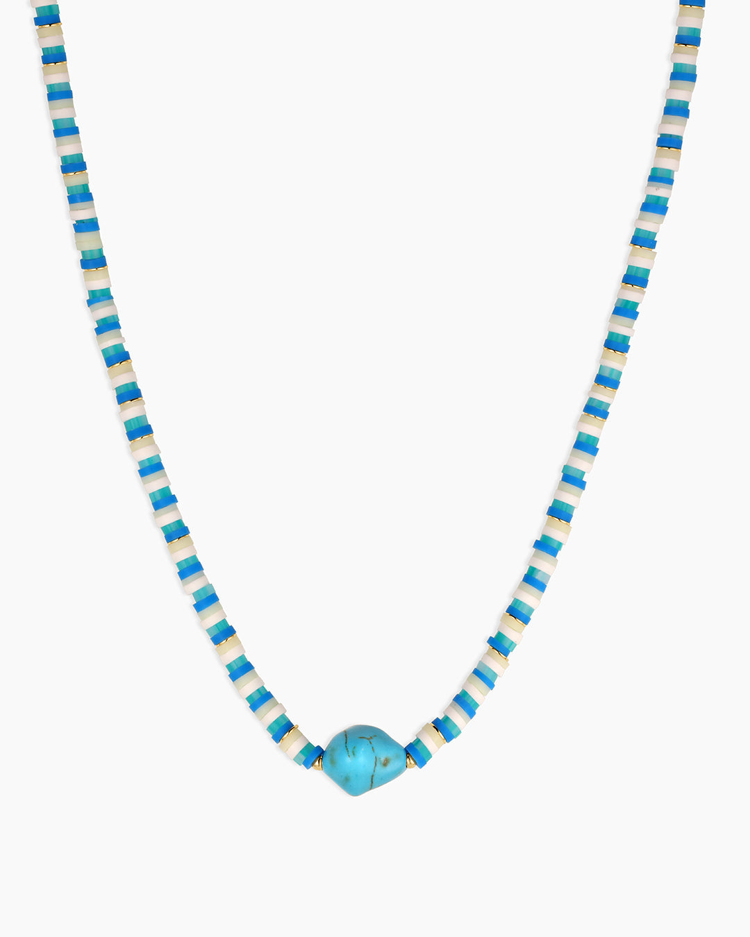 Handmade Harbor Turquoise Necklace for Women - Genuine Natural Stone Jewelry for Boho, Casual & Party Wear | Perfect Gift for Birthdays, Anniversaries & Special Occasions