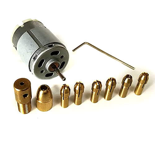 12V Mini Electric Hand Drill Set with 0.5-3mm Twist Bits & 3.17mm Shaft - PCB Press Drilling Tool Kit for DIY, Jewelry Making & Small Electronics Repair - Perfect for Home Workshops & Hobby Projects