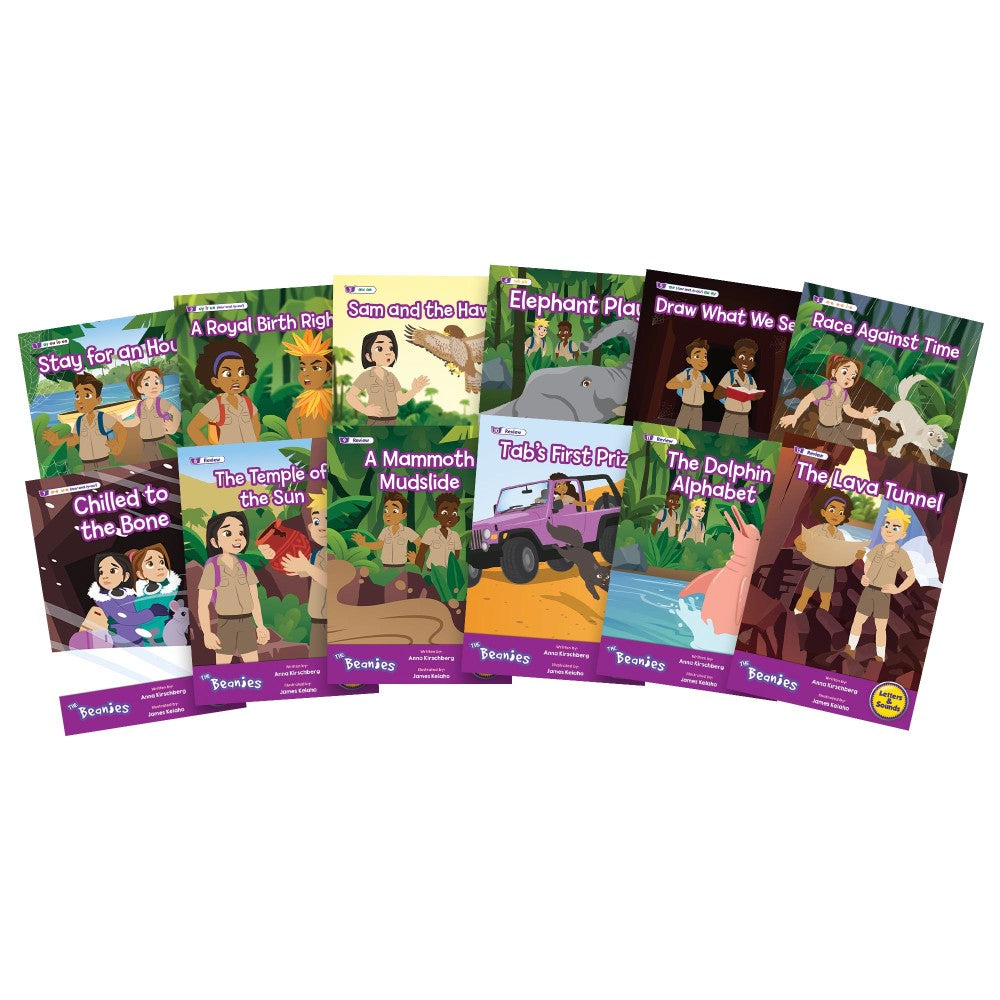 Beanstalk Books: The Beanies Hi-Lo Diversity Decodables - 20 Book Set for Phase 5 Reading | Perfect for Struggling Readers & ESL Students in Elementary Classrooms