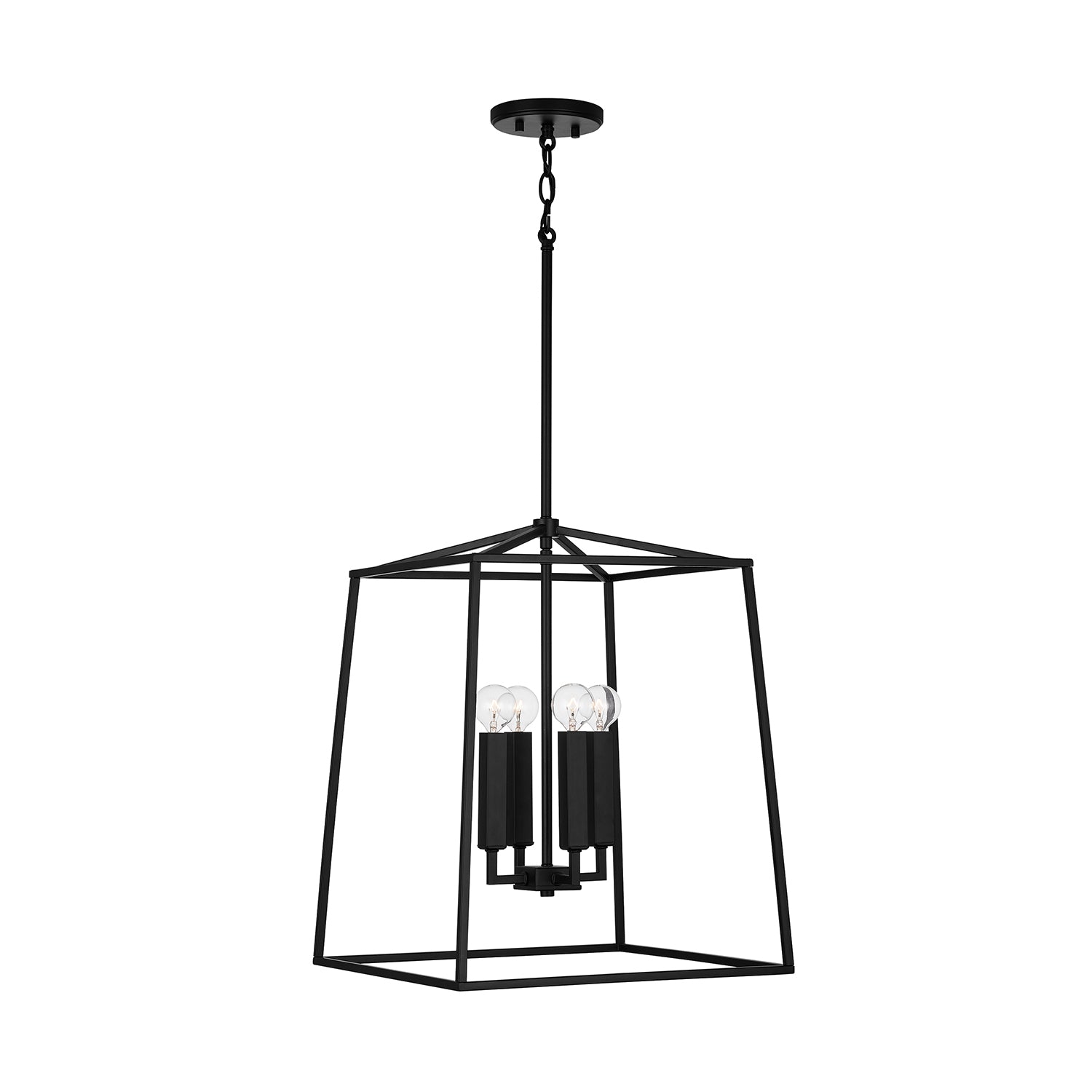 Capital Lighting 4-Light Foyer Pendant - Modern Entryway Chandelier for Hallway, Staircase & Dining Room Lighting