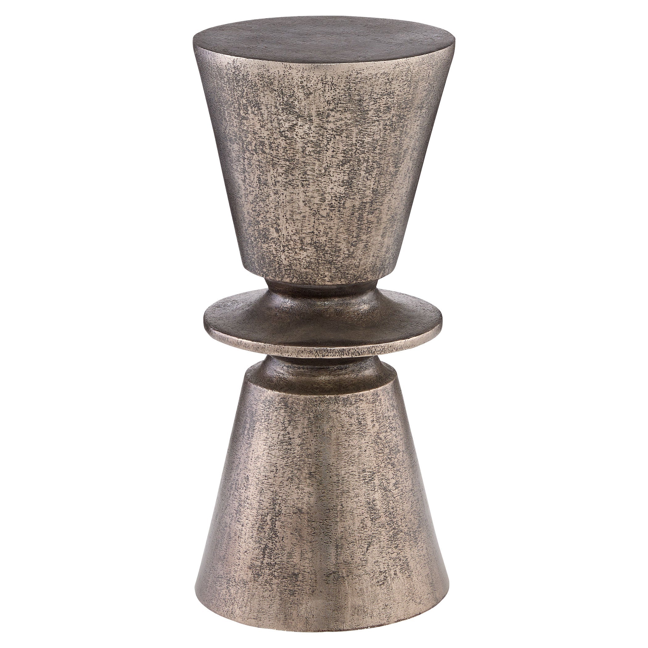 Cyan Design 11667 Clepsydra Act Table Lamp in Textured Nickel Finish - Modern Desk Lamp for Home Office, Living Room, and Bedroom Lighting