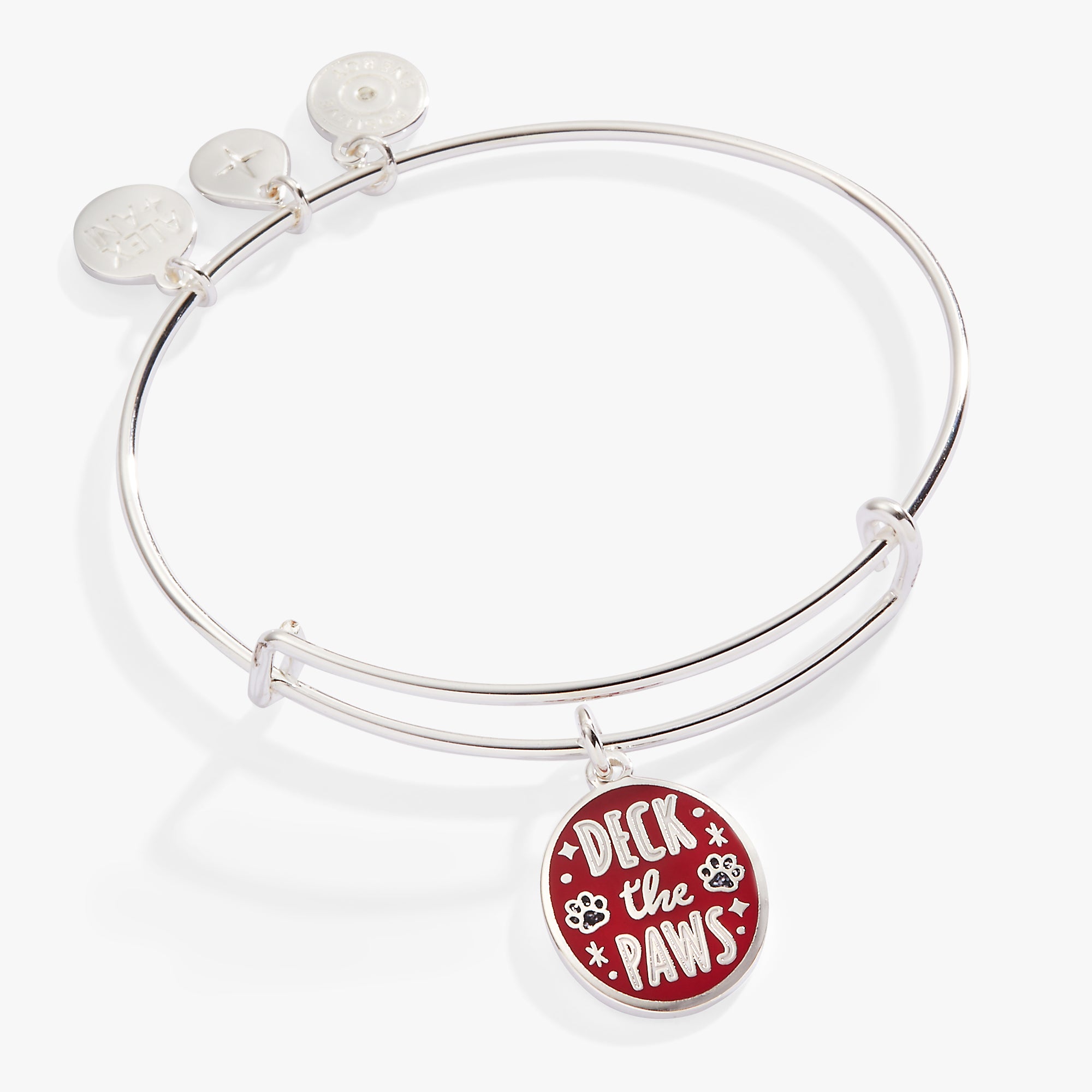 Deck the Paws Charm Bangle - Stylish Pet Jewelry for Dogs - Perfect for Special Occasions & Daily Wear