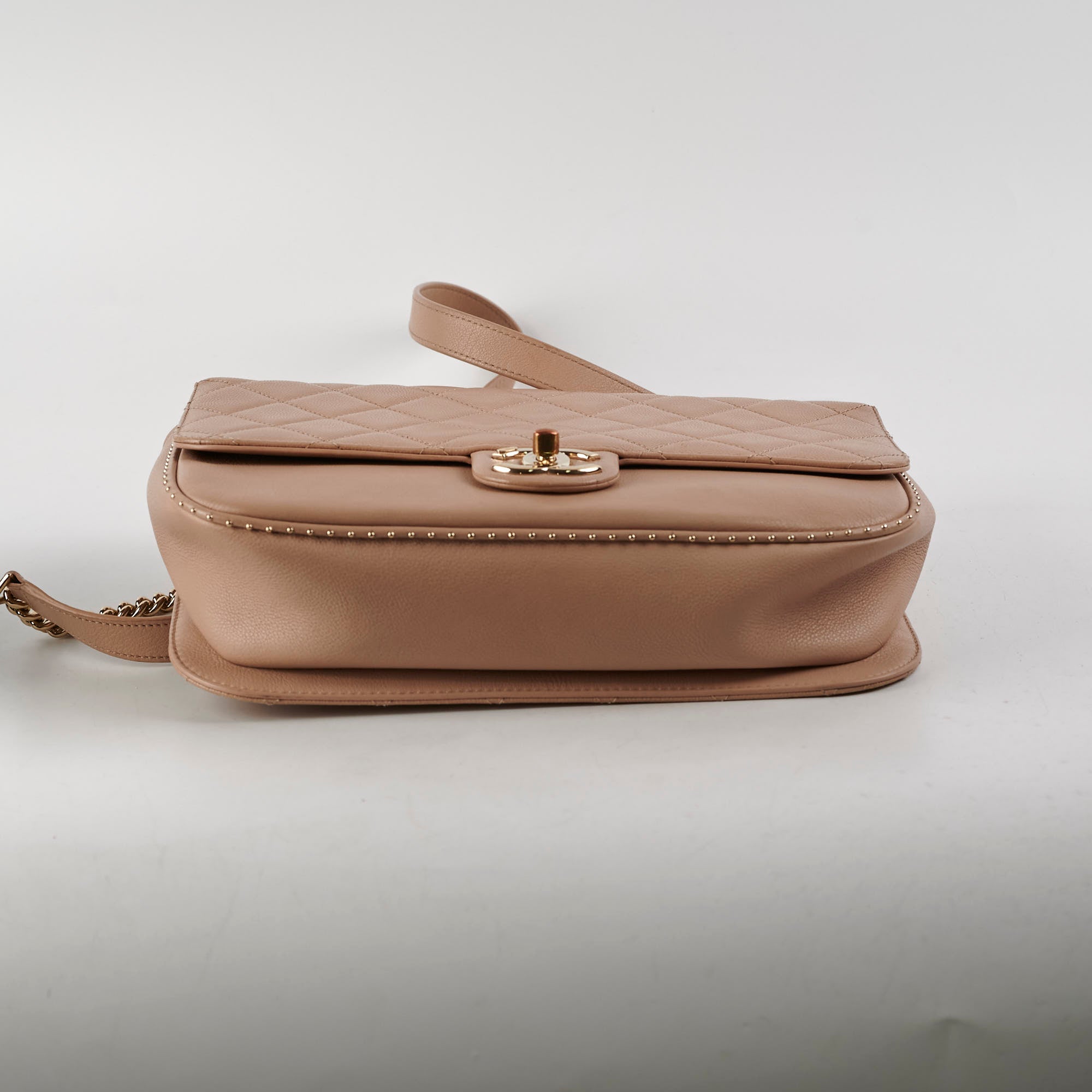 Chanel Caviar Leather Seasonal Flap Bag Beige 24 Series - Luxury Designer Handbag for Women, Perfect for Parties, Events & Everyday Use