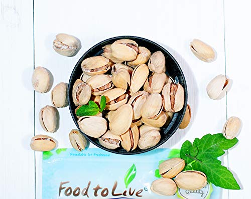 Food to Live Roasted & Salted Pistachios in Shell - 25 lbs Bulk California Pistachios with Sea Salt | Kosher, Vegan Superfood Snack for Parties, Gifting & Healthy Eating