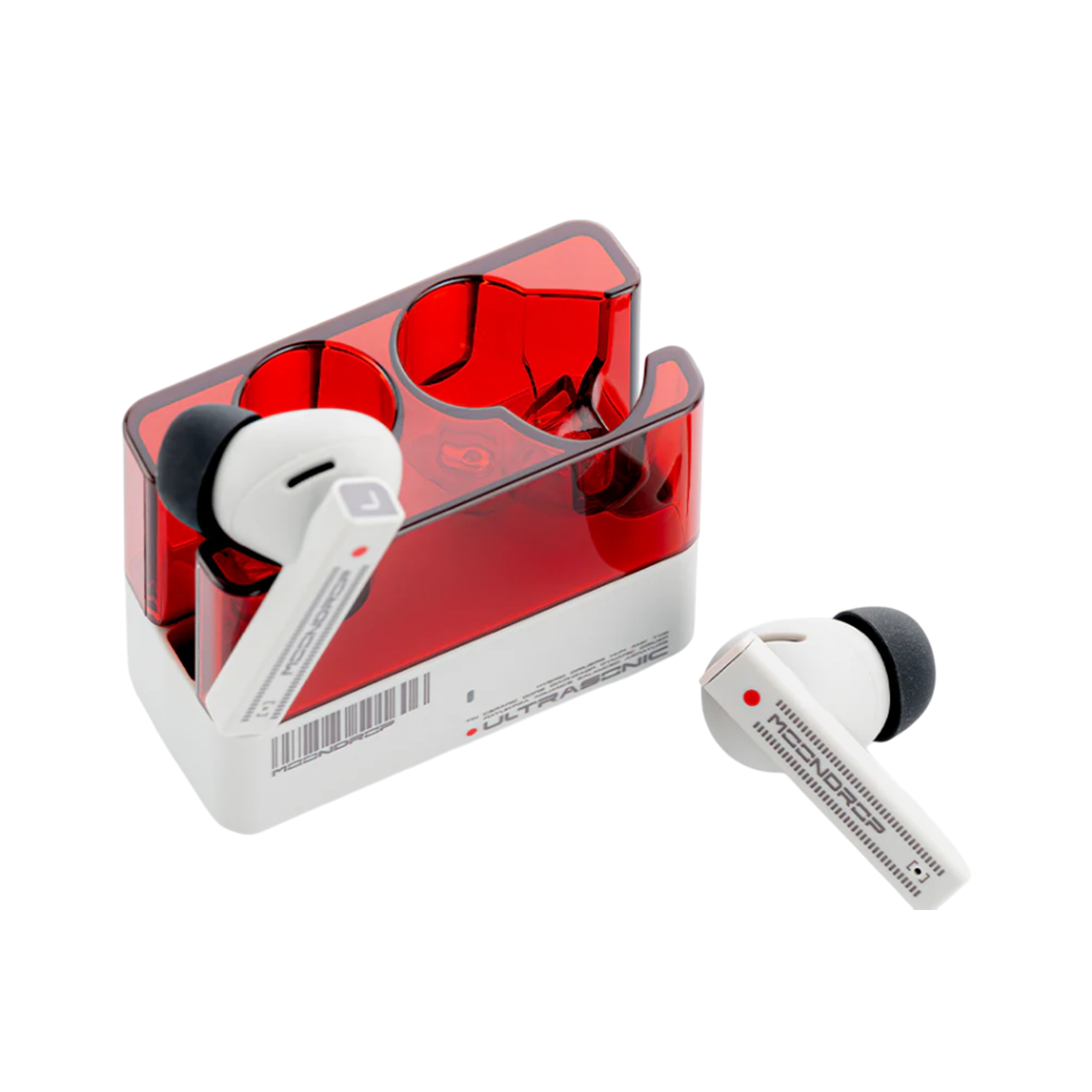 MoonDrop ULTRASONIC True Wireless Earbuds with Active Noise Cancellation (ANC), Bluetooth 5.2, 30H Playtime - Perfect for Commuting, Workouts & Travel