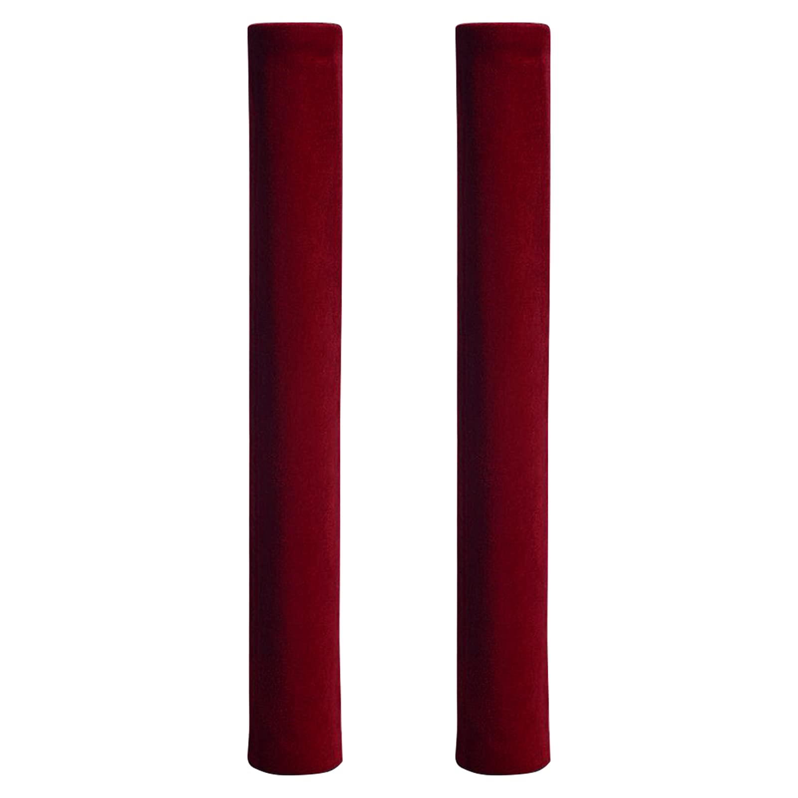 OWZSAN Non-Slip Soft Flannelette Refrigerator Door Handle Covers - 1 Pair Kitchen Appliance Knob Pulls for Home Decor (Claret) | Perfect for Protecting Hands & Enhancing Kitchen Style