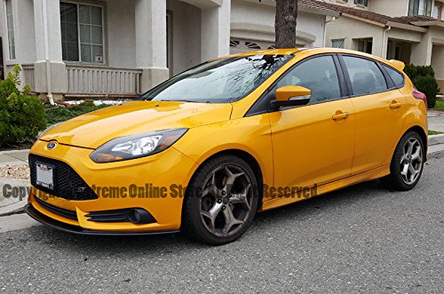 2012-2014 Ford Focus ST MK3 Carbon Fiber Front Bumper Lower Lip Splitter - Replacement & Add-On for Enhanced Style & Aerodynamics - Perfect for Car Enthusiasts & Street Racing Upgrades