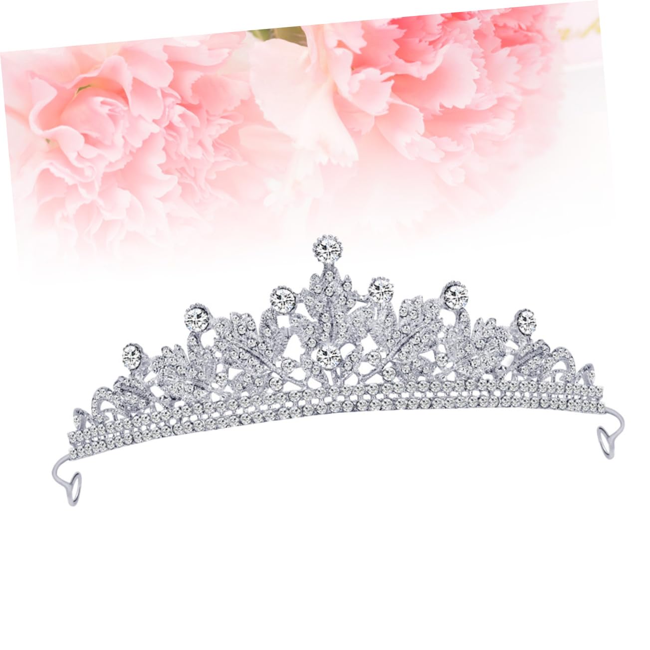 Elegant 3-Piece Rhinestone Bridal Headband Set for Women – Pearl Tiara Crown & Hair Accessories for Wedding, Prom, and Fairytale Princess Themed Events | Perfect for Brides, Bridesmaids, and Special Occasions