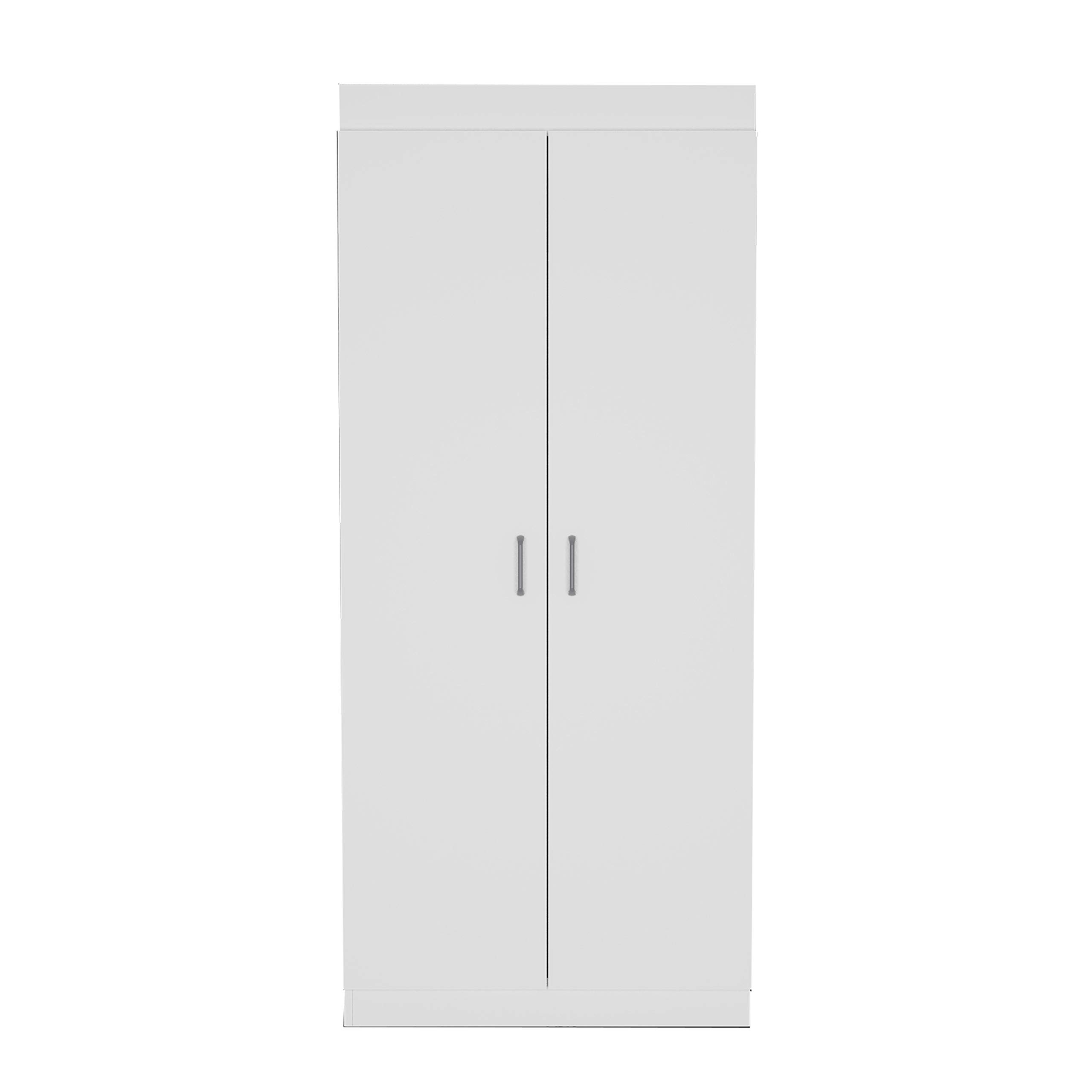 Albany Classic Double Door Pantry Cabinet with 5 Adjustable Shelves - Spacious Kitchen Storage for Organizing Food, Dishes & Supplies | Perfect for Pantry, Garage & Laundry Room Organization