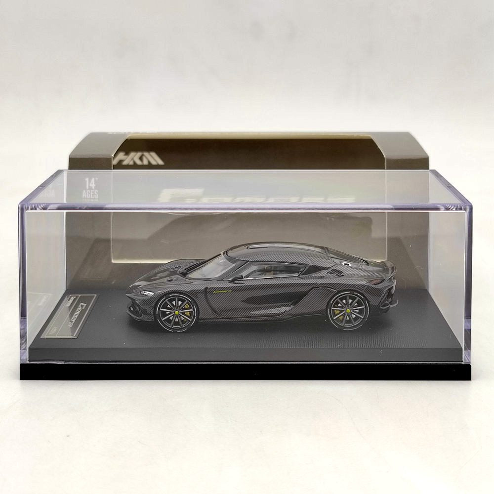 1:64 Koenigsegg Gemera Hybrid Supercar Diecast Model - Carbon Fiber Double Door, High-End Simulation Collectible Toy - Perfect for Car Enthusiasts & Gift Giving