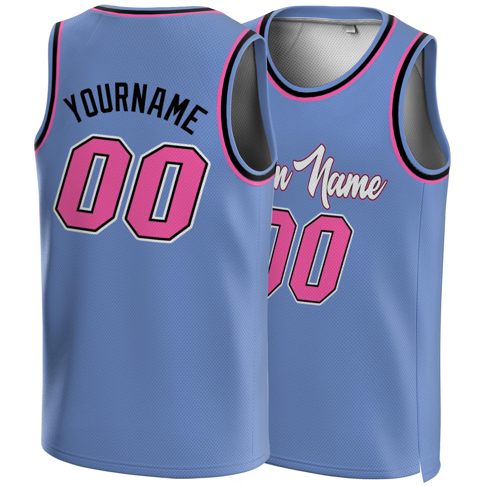 Custom Basketball Jerseys Personalized with Name & Number - Men's Women's Youth Kids Basketball Uniforms for Team Games, Practice & Fan Wear