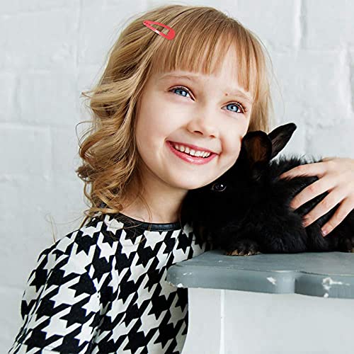 Elegant Thick Curly Long Thin Non-Slip Decorative Hair Barrettes - 80PCS Metal Snap Hair Clips for Teens & Kids - Fashion Hair Accessories for School, Parties & Daily Styling