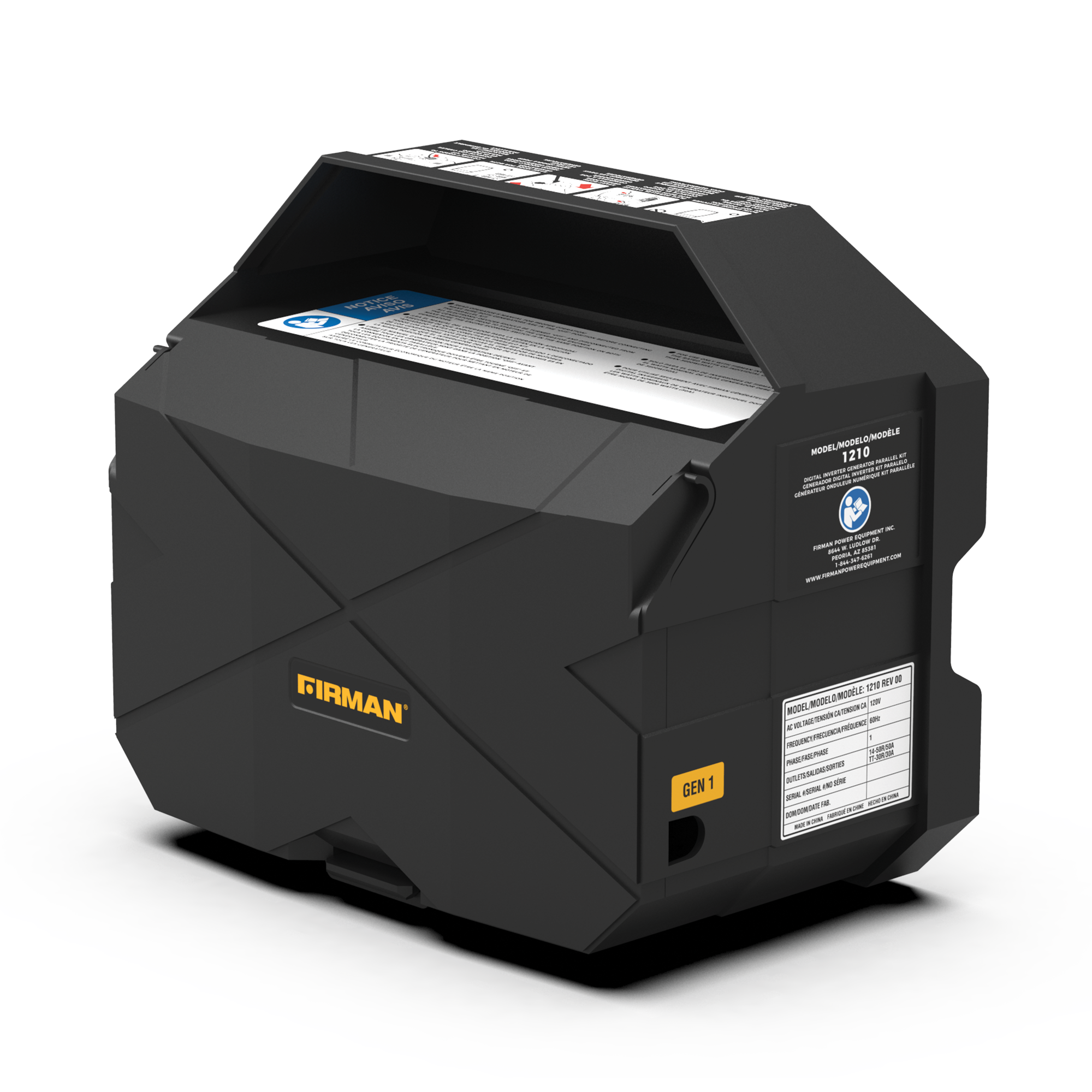 50A Portable Generator Parallel Kit - Dual Power Connection for Home & Outdoor Use - Perfect for Camping, RV, and Emergency Backup Power