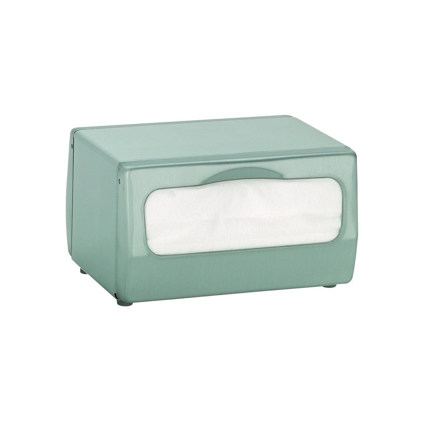 Dispense-Rite TT-MINI-BS Commercial Countertop Napkin Dispenser - Perfect for Restaurants, Cafes, and Office Break Rooms