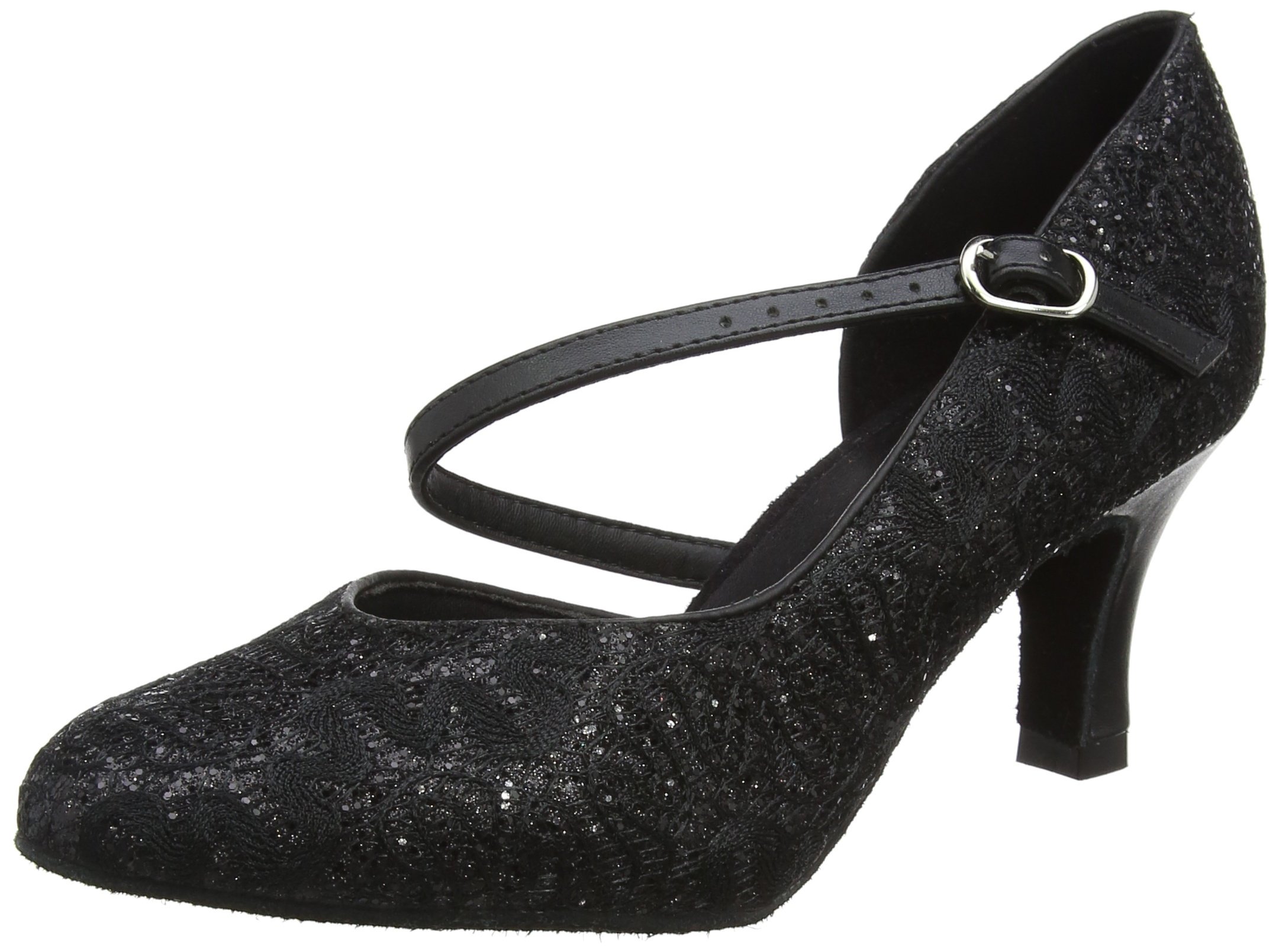 Elegant Women's Ballroom Dance Shoes - Comfortable & Stylish Latin Salsa Tango Performance Shoes for Professional Dancers & Beginners | Perfect for Competitions, Weddings & Social Dancing