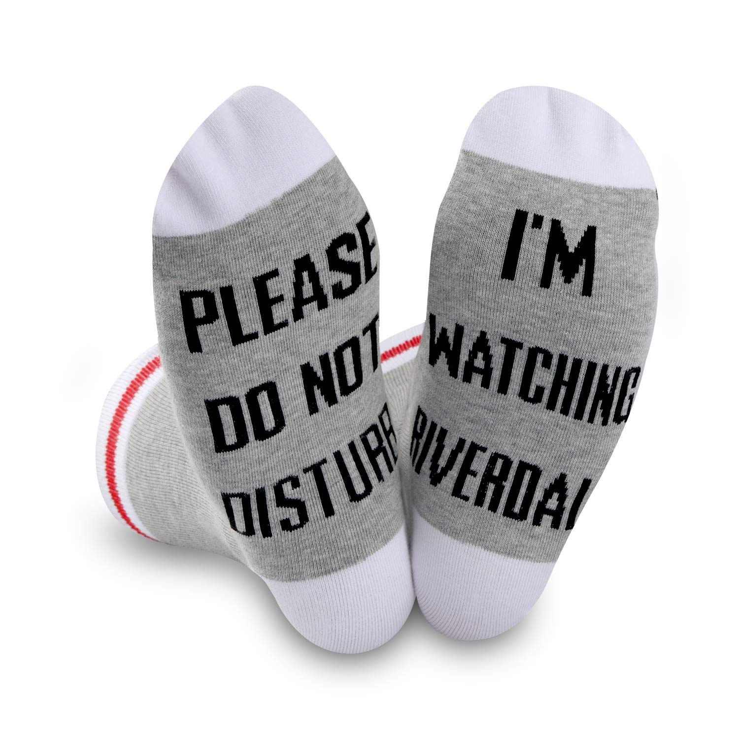 GJTIM 2 Pairs TV Show Inspired Novelty Socks - Perfect Gift for TV Lovers - Great for Cosplay, Themed Parties & Lounge Wear