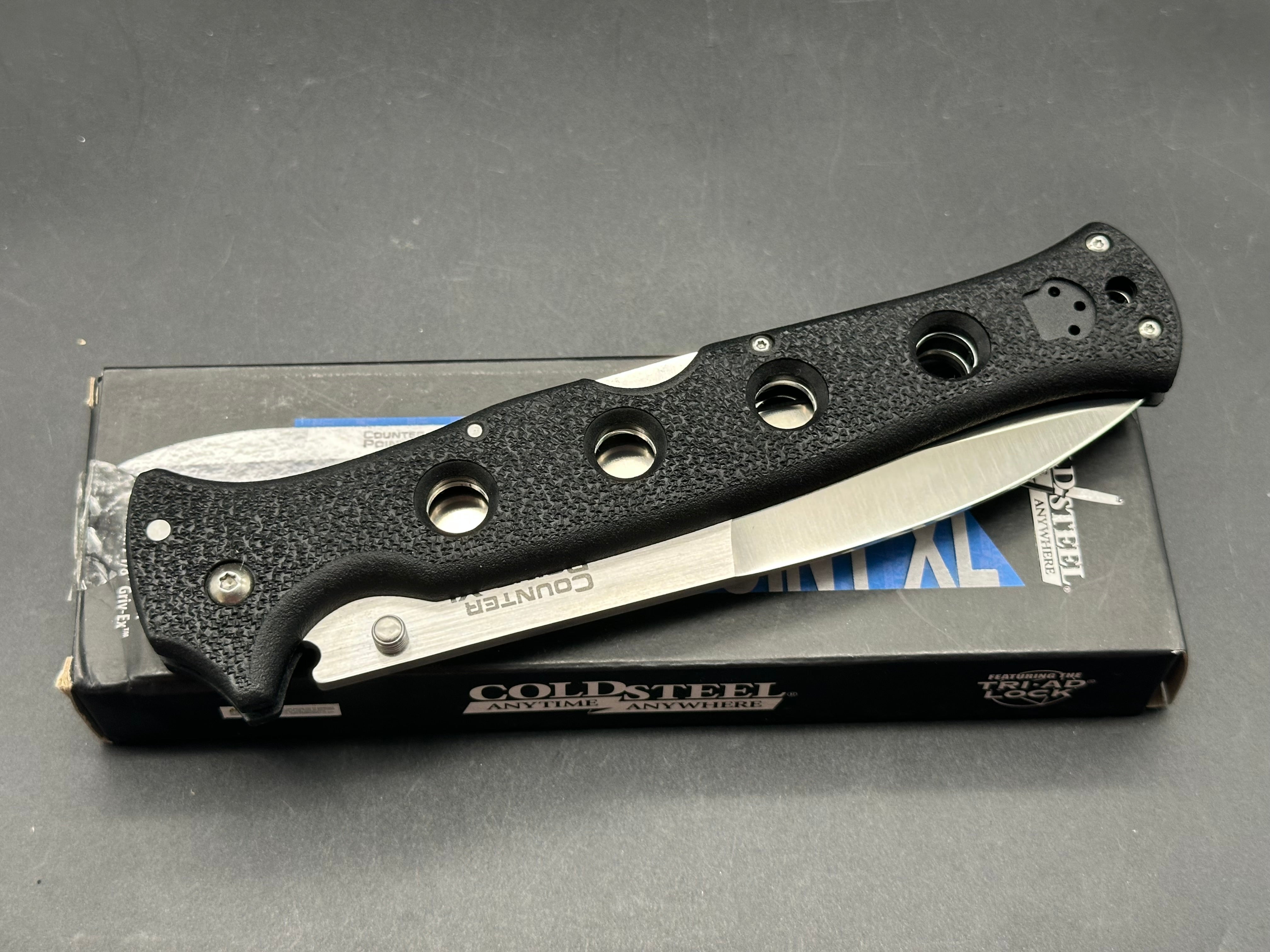 Cold Steel Counter Point XL Pocket Knife - Tactical Folding Knife with 4