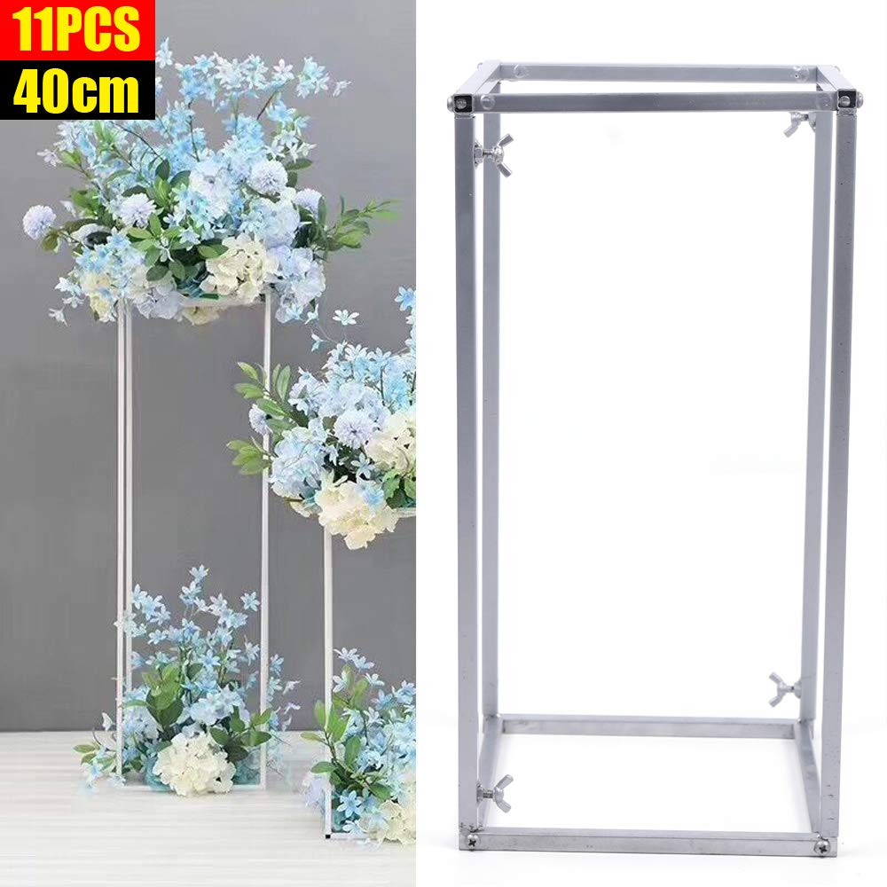 Hexagonal Wrought Iron Wedding Arch Stand - Elegant Backdrop Frame for Wedding Decorations, Party Background & Tabletop Flower Display | Perfect for Ceremonies, Receptions & Photo Booths