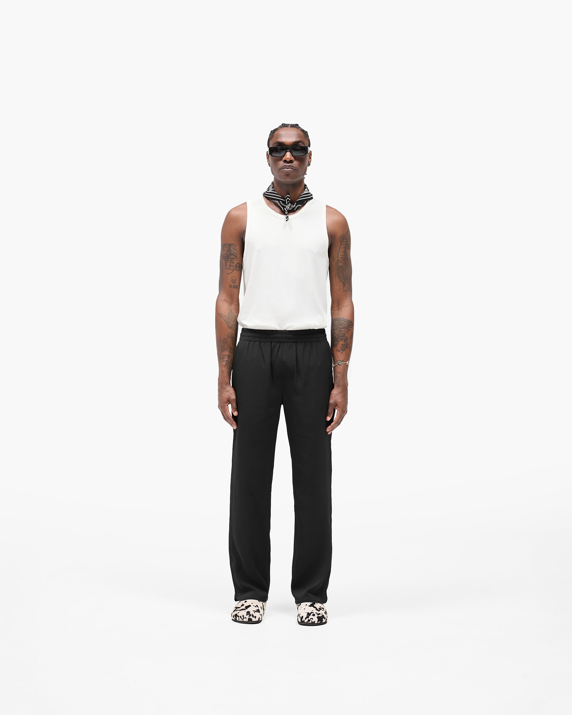 Piped Track Pant - Jet Black | Stylish & Comfortable Running Joggers for Men & Women | Perfect for Gym, Workouts & Casual Wear