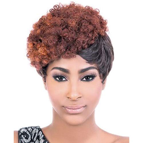 Motown Tress GGC-Bian Heat Resistant Synthetic Full Wig 1B Black - Perfect for Cosplay, Daily Wear & Special Occasions