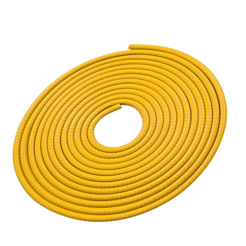 Garneck U-Shaped Rubber Car Door Edge Guards - 10M Auto Vehicle Door Edge Protector Seal Strips for Scratch Prevention & Paint Protection | Perfect for Parking Lots, Garages & Tight Spaces