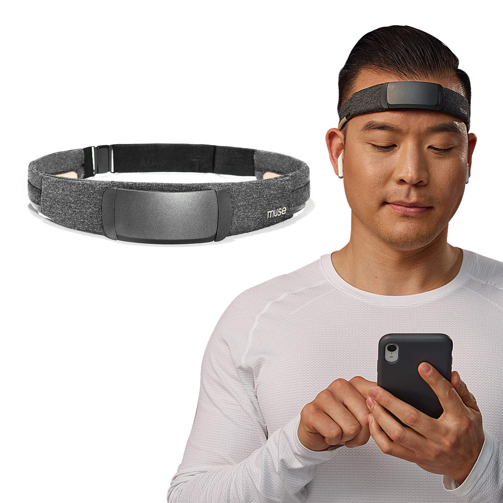 MUSE S: Brain Sensing Headband - Advanced Sleep Tracker & Meditation Device with Multi-Sensor Monitoring - Real-Time Sound Feedback for Brain Waves, Heart Rate, Body & Breathing Activity - Perfect for Deep Sleep, Mindfulness Meditation & Stress Relief
