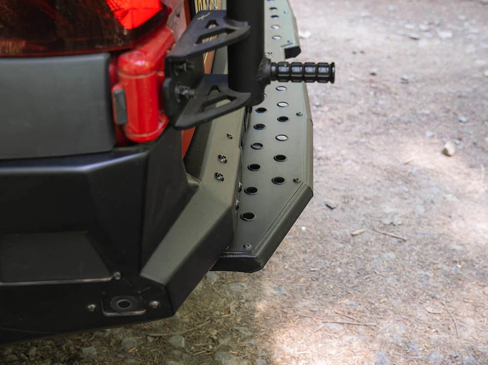 Flatline Van Co Rear Plate Step for 2019-2023 Mercedes Sprinter Van with Factory Tow Hitch - Heavy Duty Bumper Hitch Step for Easy Access & Loading