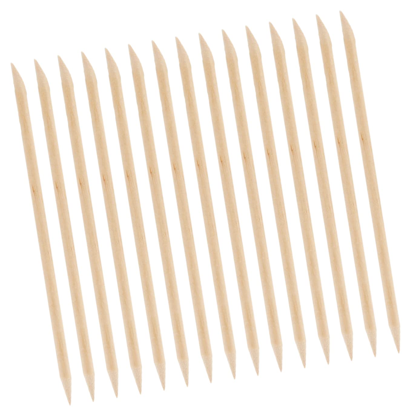 200pcs Wooden Nail Sticks & Cuticle Pusher - Manicure Pedicure Tools for Home Salon Care