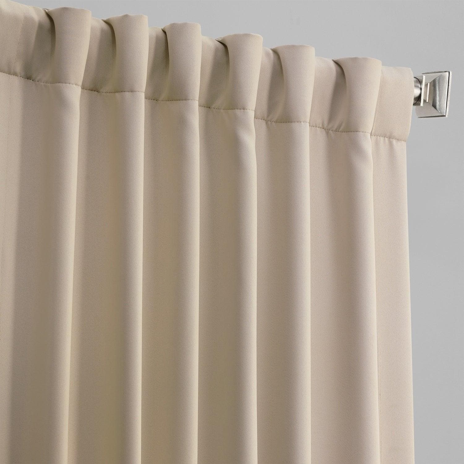 Blackout Curtains for Bedroom - Eggnog Thermal Insulated Window Drapes for Noise Reduction & Light Blocking - Perfect for Nursery, Living Room & Home Theater