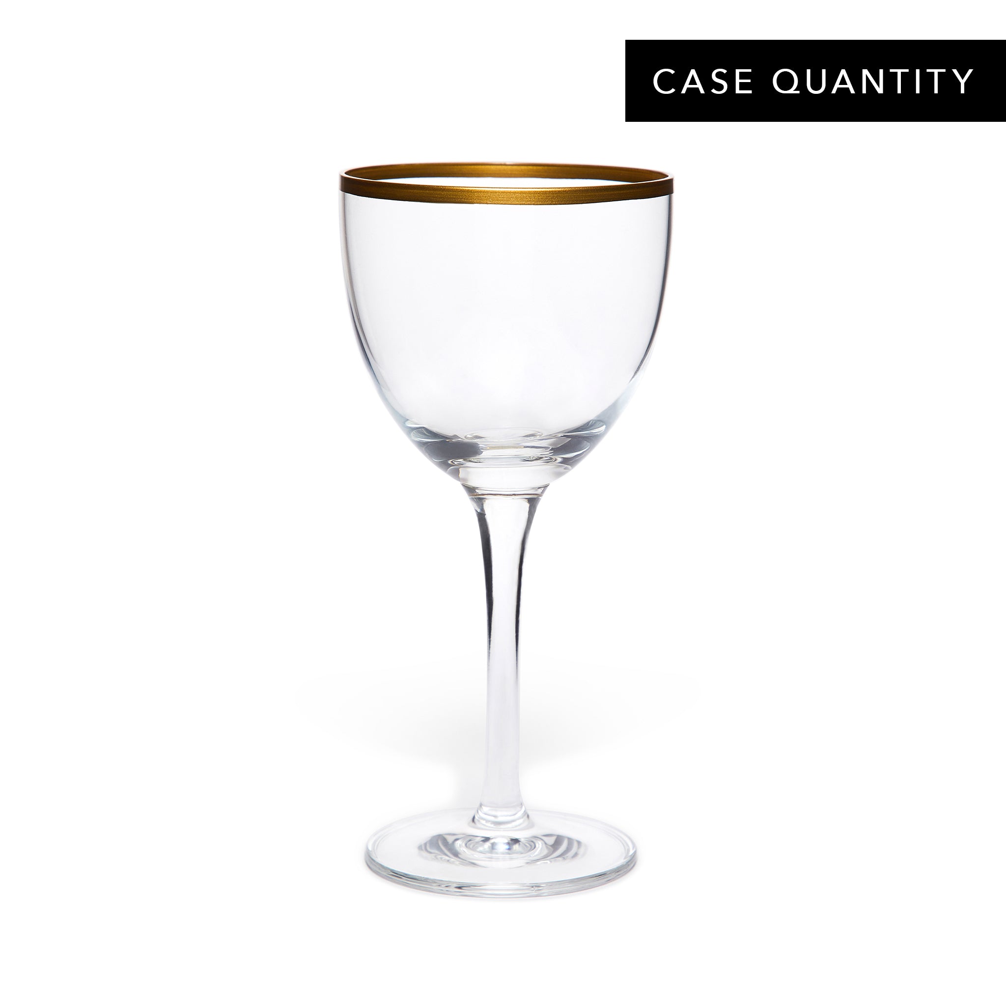 Nick and Nora Glass with Gold Trim - 5oz (150ml) Set of 24 - Perfect for Cocktails, Wine Tasting, and Elegant Dinner Parties