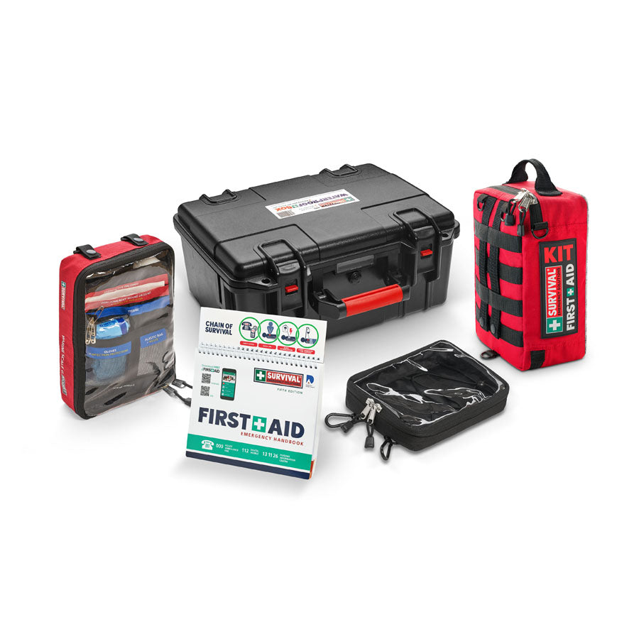 Survival Marine Scale G First Aid Kit – Emergency Medical Supplies for Boating, Fishing & Outdoor Adventures