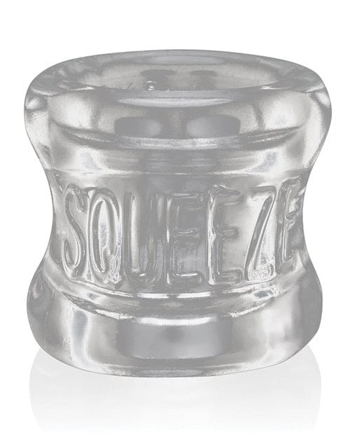Oxballs Squeeze Ball Stretcher - Clear Silicone Testicle Weight for Men | Penis Enlargement & Stretching Device | Perfect for BDSM, Fetish Play & Strength Training