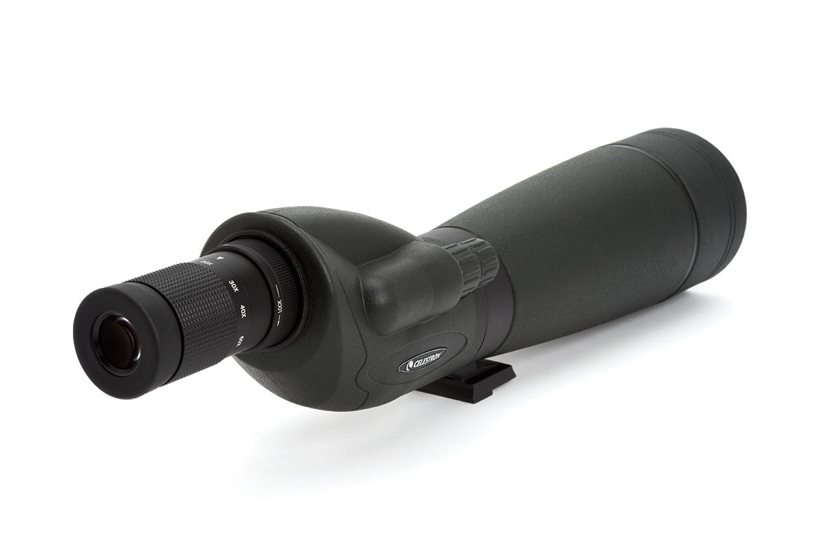 TrailSeeker 20-60x80 Straight Zoom Spotting Scope for Hunting, Bird Watching & Outdoor Adventures - High Power Magnification for Long Range Viewing