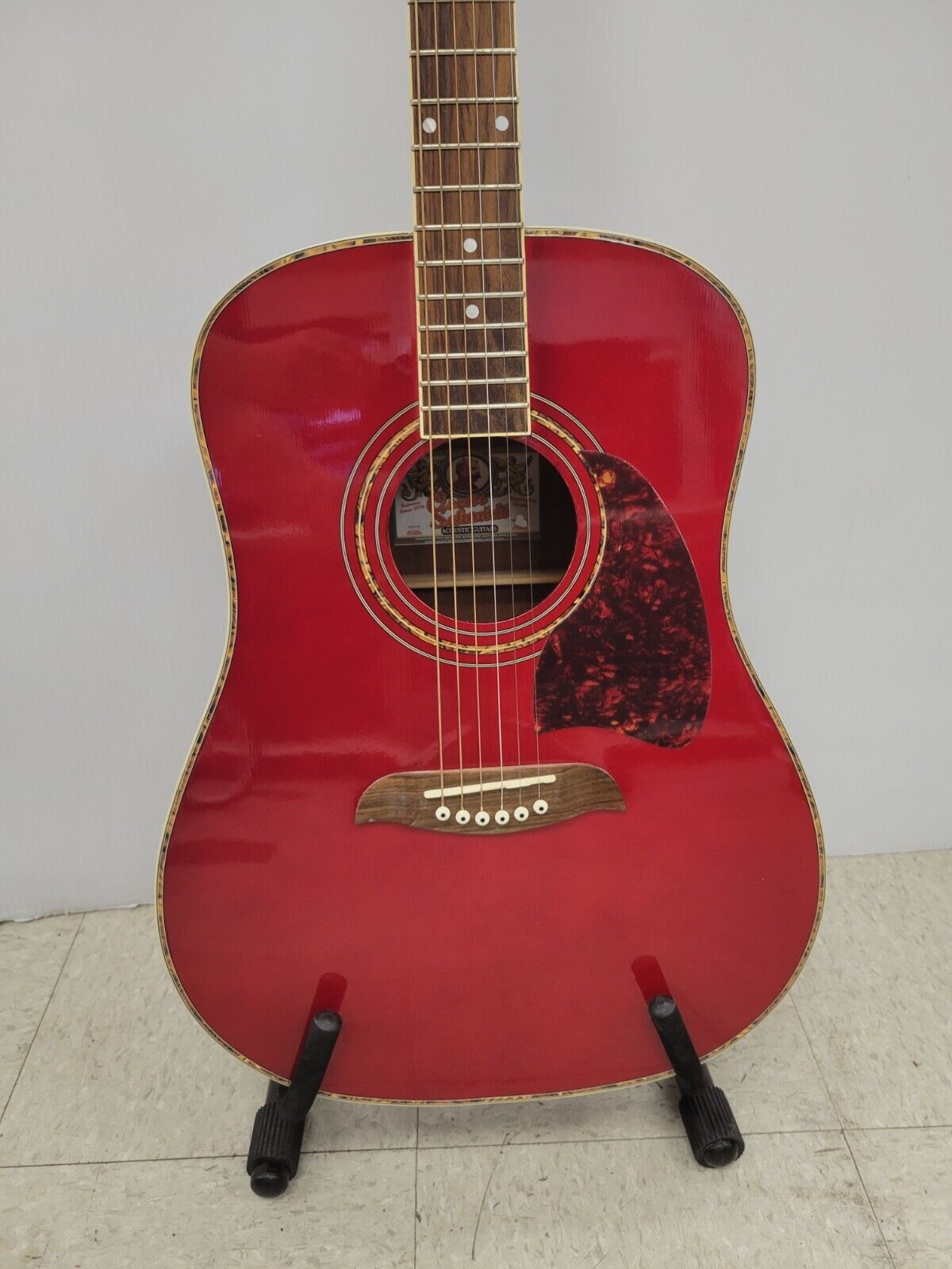 Oscar Schmidt by Washburn OG2TR Acoustic Guitar - 6-String Folk Guitar with Spruce Top & Mahogany Back - Perfect for Beginners, Campfires & Live Performances