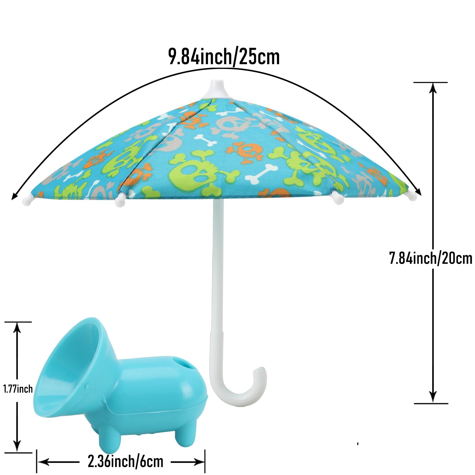 Universal Adjustable Phone Umbrella Stand with Suction Cup - Sun Shade Cover & Piggy Holder for Outdoor Smartphone Protection | Perfect for Beach, Poolside, and Summer Travel Use