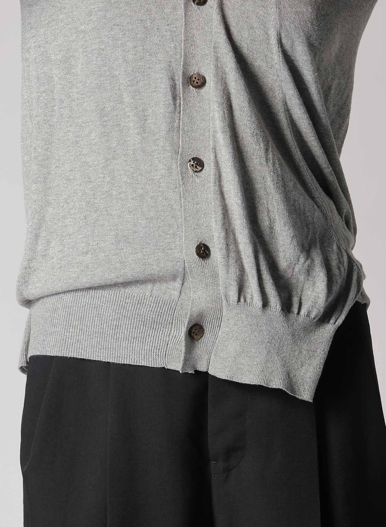 COYARN 32/2 R 14G V-Neck Cardigan Sweater for Women - Soft Knit Pullover for Casual Wear & Office Outfits