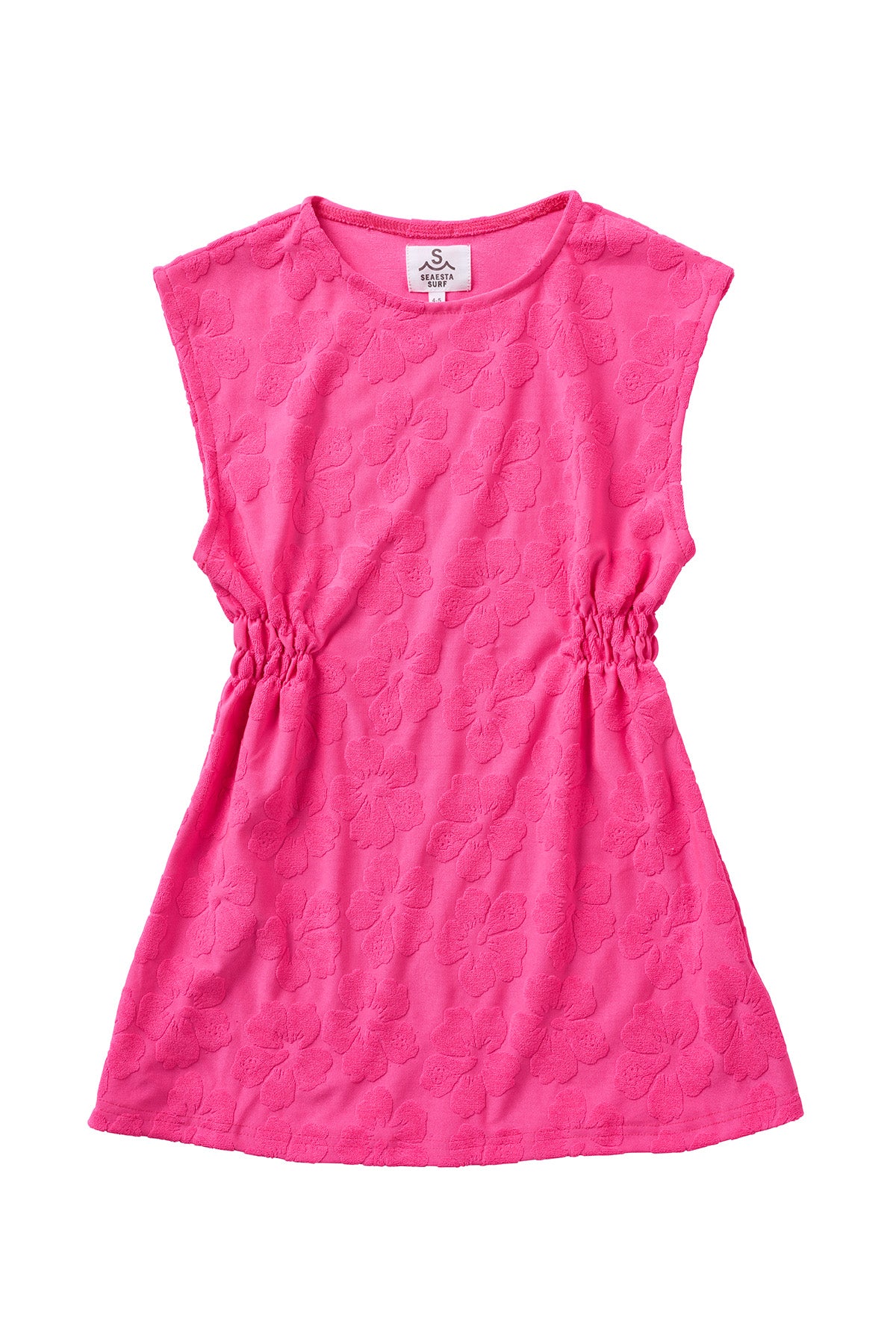 Hibiscus Cover Up Dress for Women - Hot Pink Beach Dress, Summer Swimwear Cover Up, Boho Chic Vacation Outfit for Pool, Beach, and Resort Wear