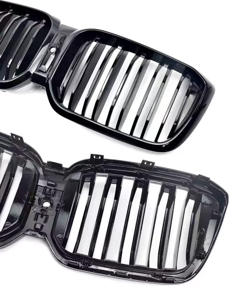 BMW X3 X4 G01 G02 LCI 2022+ Front Kidney Grille Bumper Racing Grille - High Performance Double Mesh Design for Sporty Look & Enhanced Airflow - Perfect for Car Enthusiasts & Street Racing Upgrades