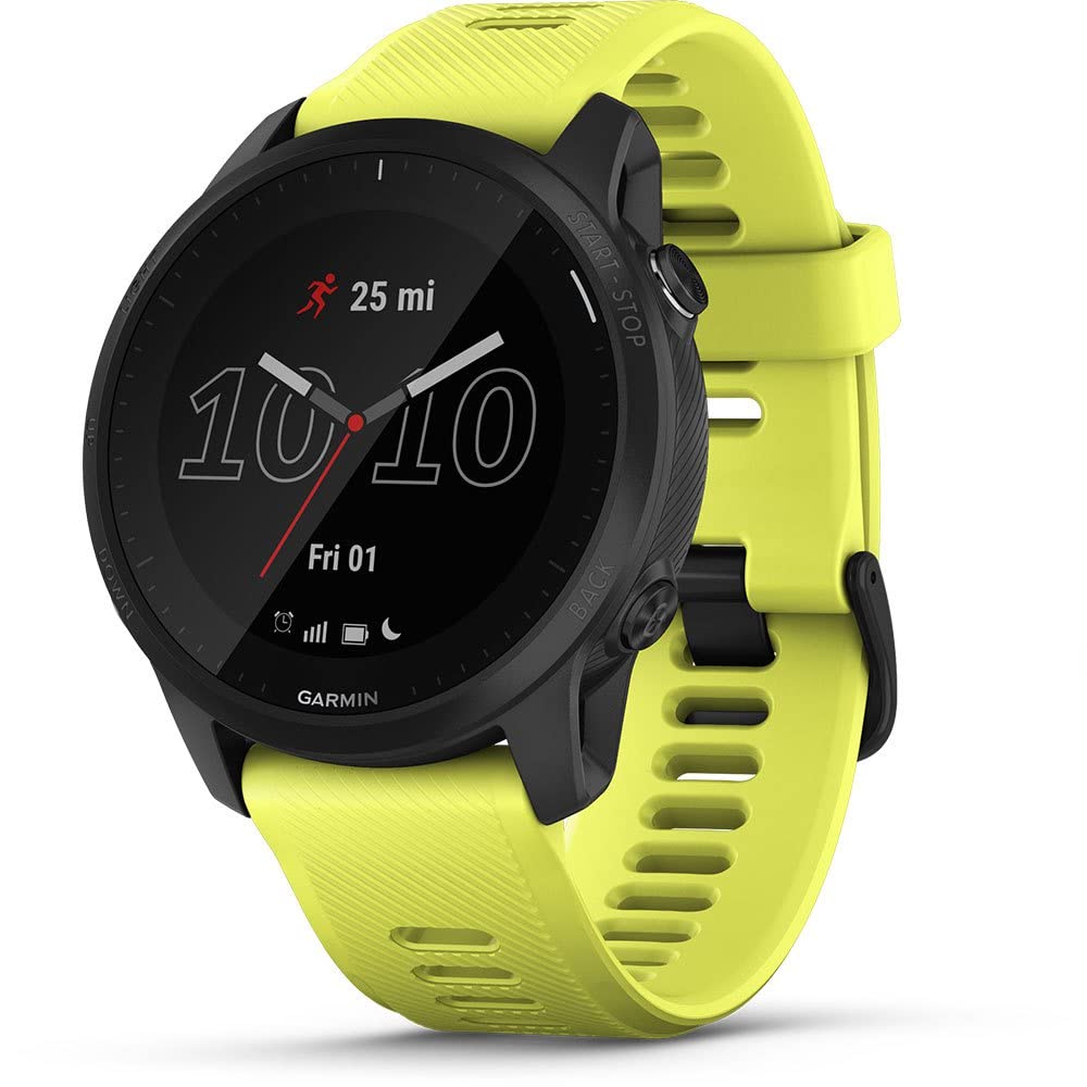 Garmin Forerunner 945 LTE GPS Running Watch with Heart Rate Monitor - Neon Yellow/Black Bundle | Advanced Training Metrics, Music Storage & Smart Notifications for Runners, Athletes & Fitness Enthusiasts
