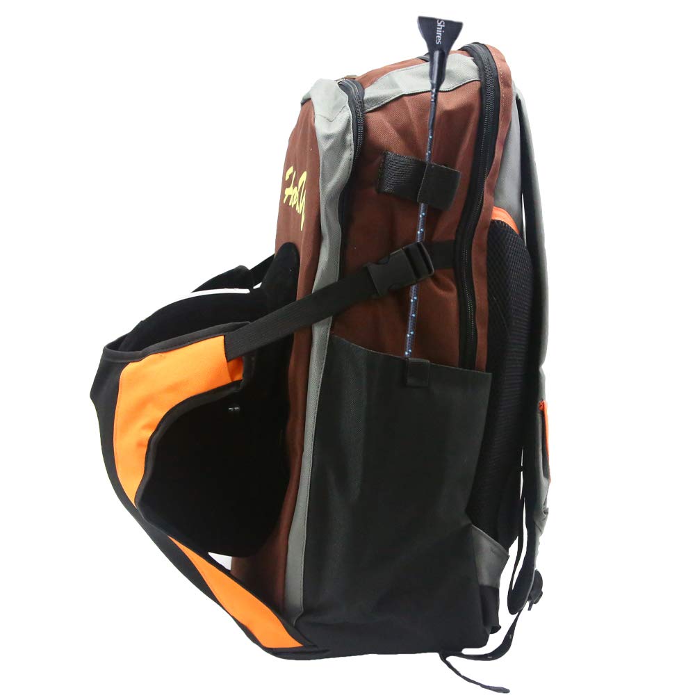 UNISTRENGH Professional Equestrian Backpack - Waterproof Horse Riding Boot Bag & Helmet Storage with Hat Compartment for Show Jumping, Dressage & Trail Riding | Perfect for Competitions & Training
