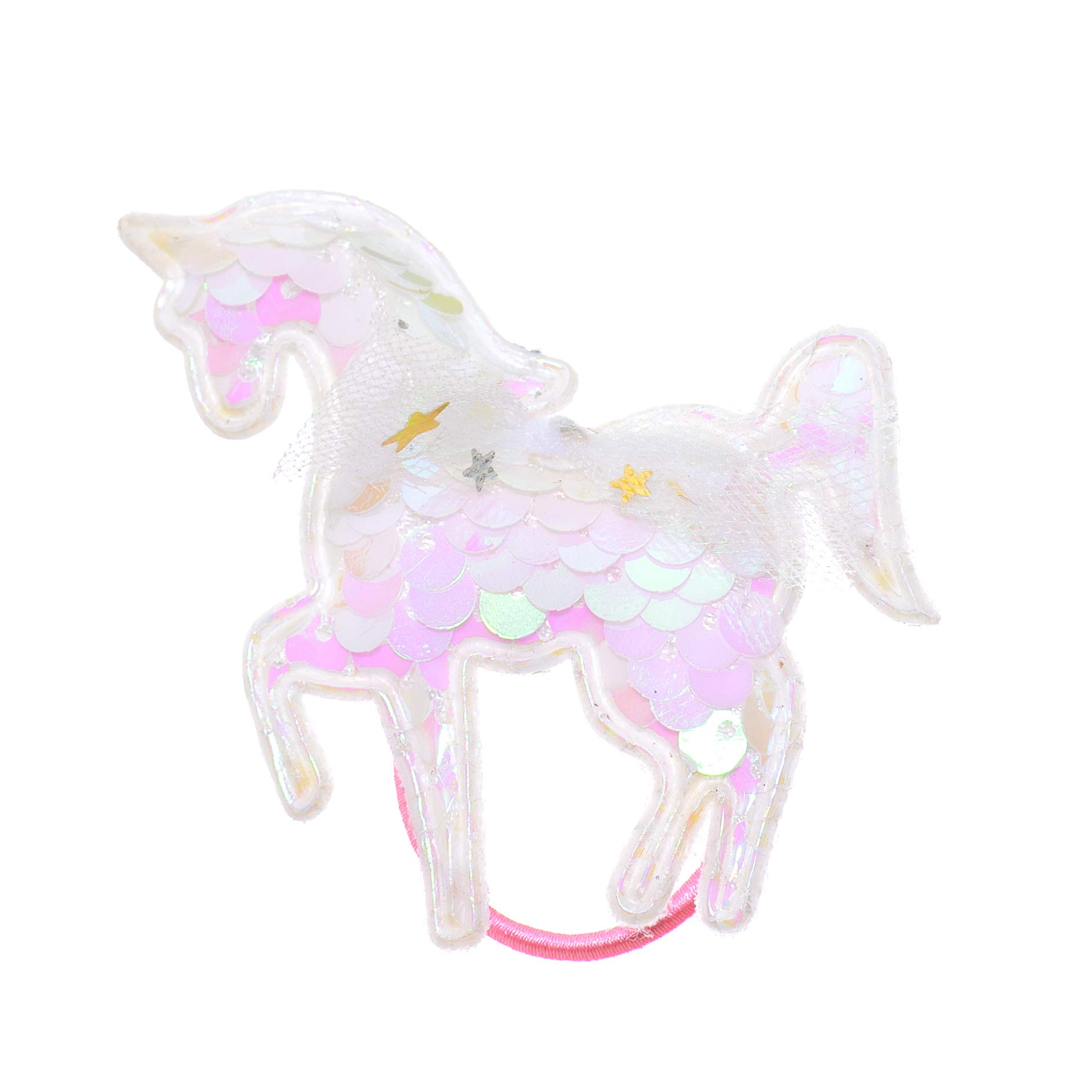 Sparkly Unicorn Sequin Hair Bands for Girls - Glitter Hair Accessories for Kids & Teens - Perfect for Birthday Parties, School, Dance & Everyday Wear