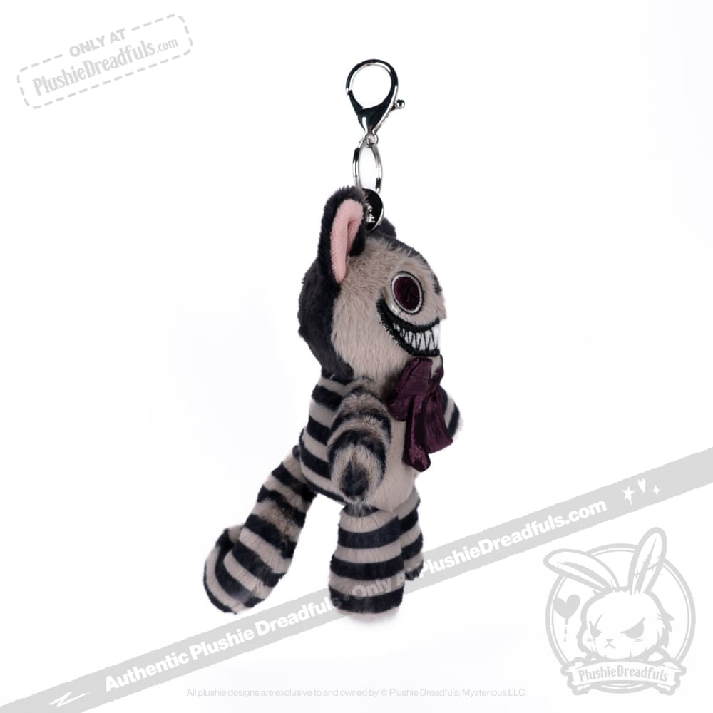 Victorian McGee's Alice in Wonderland Cheshire Cat Plush Keychain - Cute Collectible Accessory for Disney Fans, Gifts & Backpack Decor
