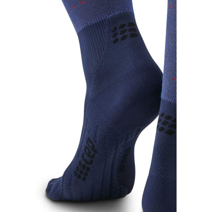 CEP Men's Infrared Recovery Compression Socks - Tall Blue for Enhanced Circulation & Muscle Recovery - Ideal for Running, Hiking & Post-Workout Recovery