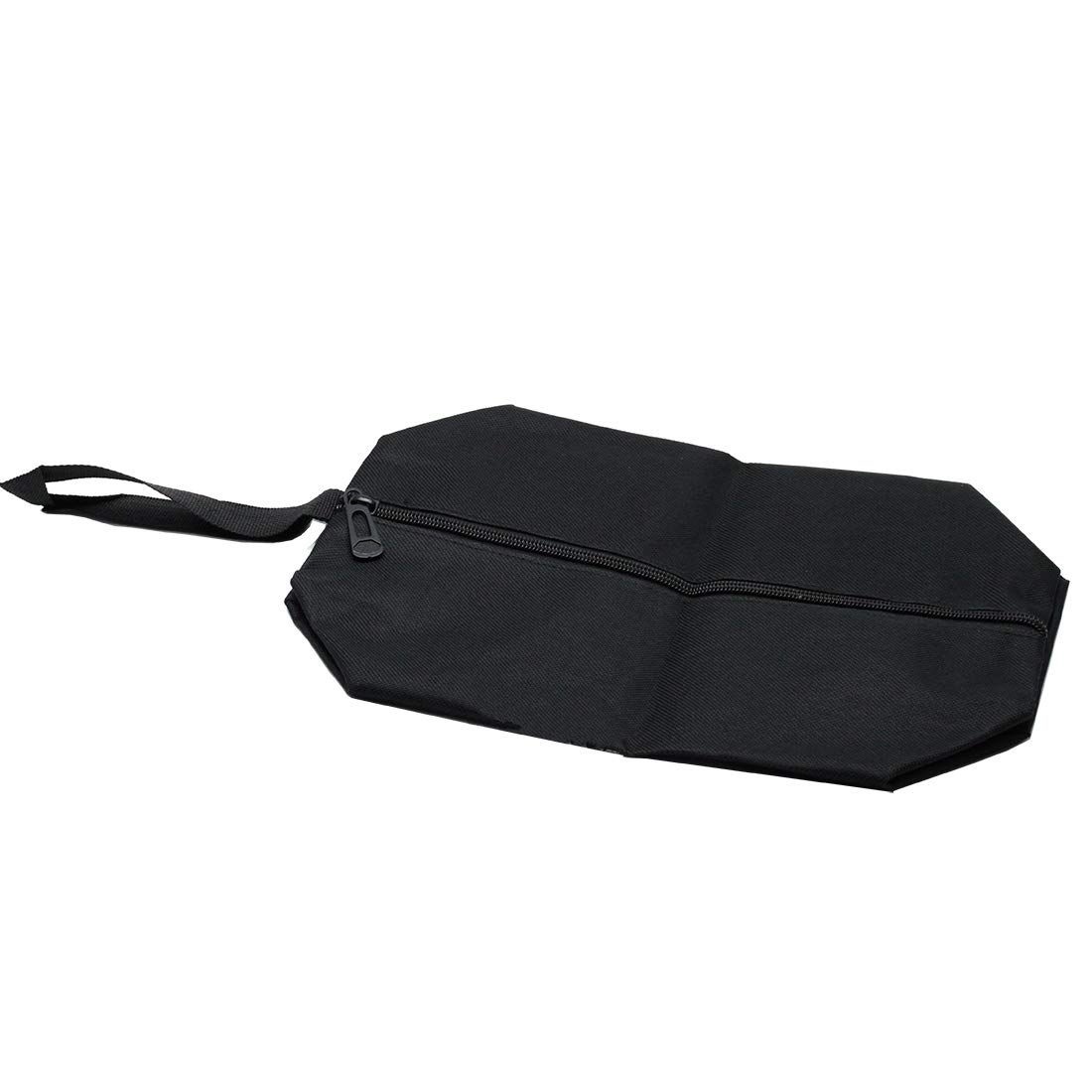 Heavy Duty Canvas Tool Pouch with Zipper - Multi-Purpose Organizer Tote Bag for Tools & Supplies (Black) - Perfect for Construction, DIY Projects & Home Repairs
