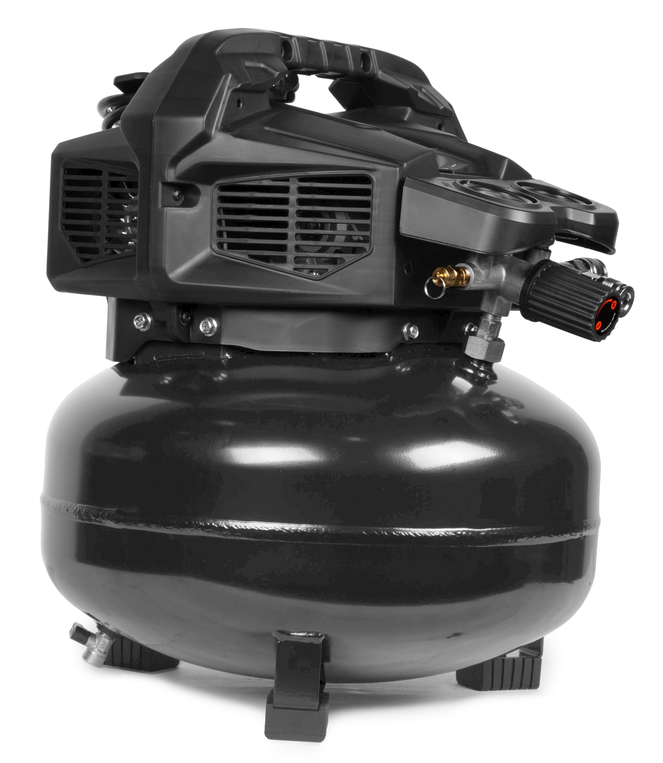 WEN 6-Gallon Oil-Free Pancake Air Compressor (AP6092) - Portable & Quiet for Home DIY, Nail Guns, Inflating Tires & Sports Equipment