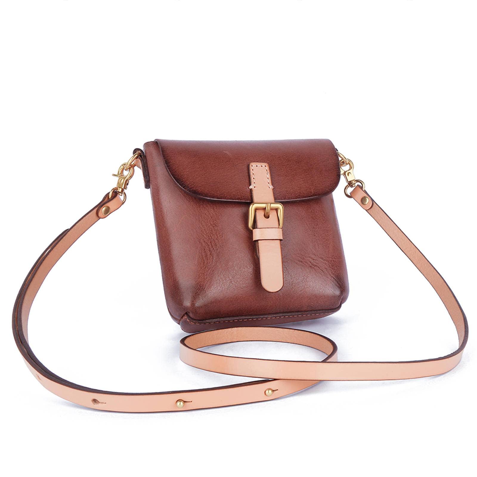Genuine Leather Women's Shoulder Bag - Premium First Layer Cowhide Crossbody Purse with Phone Pocket | Perfect for Work, Travel & Everyday Use