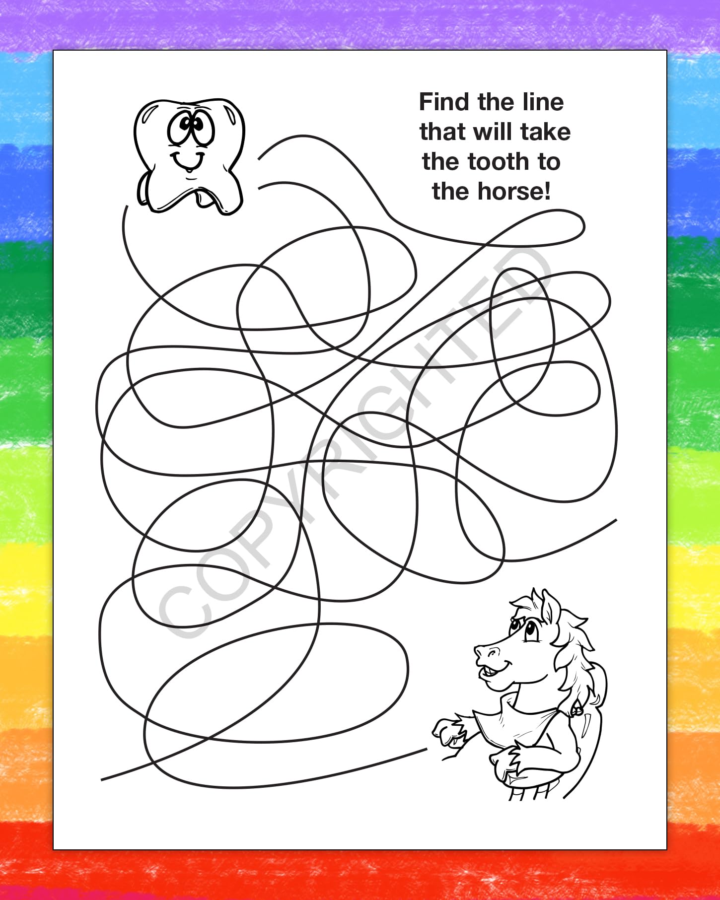 ZOCO 250 Pack Dentist-Themed Coloring Books for Kids - Bulk Promotional Dental Office Supplies & Toys - Perfect for Dentist Visits, Waiting Rooms & Educational Activities