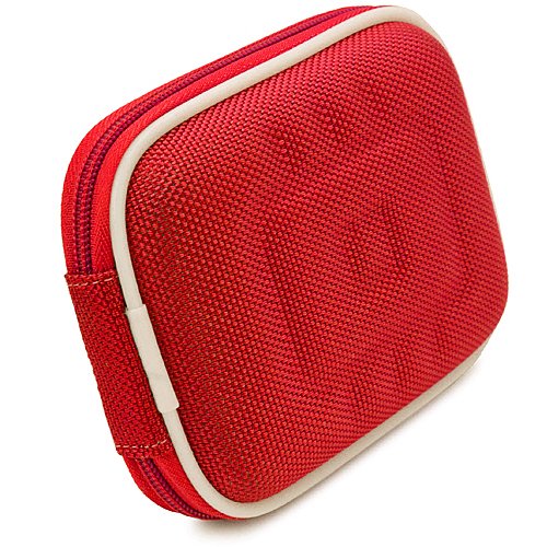 Lightweight Red Nylon Mini Hardshell Case for Panasonic Lumix F/FH/LX/SZ/TS/XS/ZS Series Cameras - Includes Screen Protector & Mini Tripod | Perfect for Travel, Outdoor Photography & Camera Protection