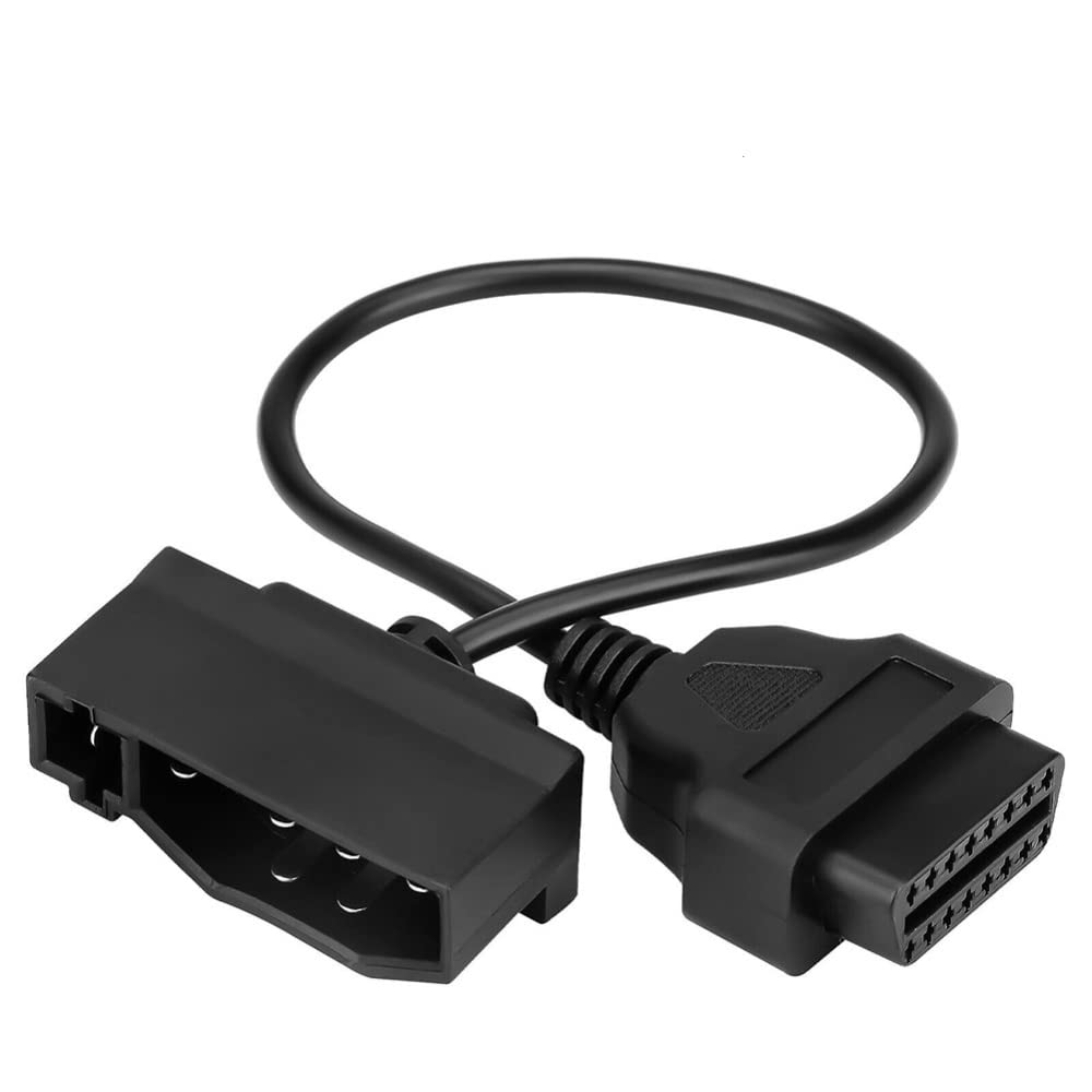 7-Pin to 16-Pin OBD1 Car Cable Adapter - OBD1 Code Reader Scanner Tool for Vehicle Engine Diagnostics & Repair (Black) | Compatible with Most Cars, Trucks & SUVs | Perfect for Mechanics & DIY Auto Maintenance
